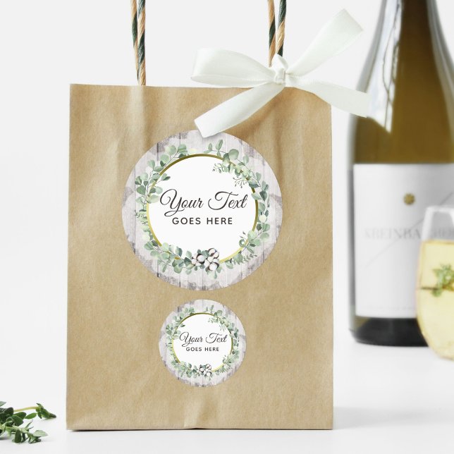 Adesivo Algodão e Botânico Rustic Southern Watercolor (Criador carregado)