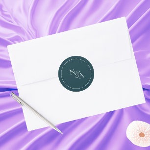 Adesivo Algodão elegante e minimalista verde