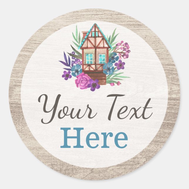 Adesivo Algodão Russo Chic Floral Cabina Aquática Madeira (Frente)