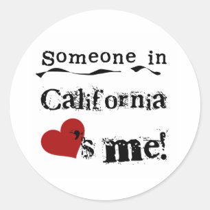 Adesivo Alguém em Califórnia ama-me