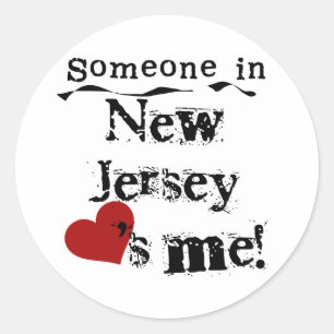 Adesivo Alguém em New-jersey ama-me