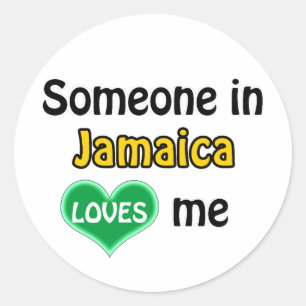 Adesivo Alguém na Jamaica me ama
