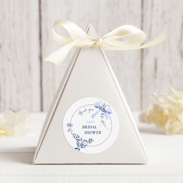 Adesivo Alguma coisa Azul Arco de Floral para Chá de Noiva (Criador carregado)