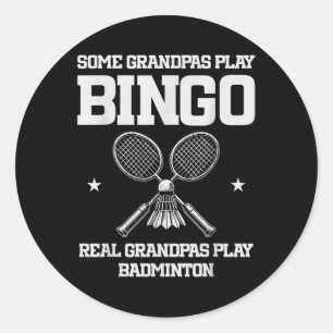Adesivo Alguns avôs jogam Bingo Avôs de verdade jogam Badm