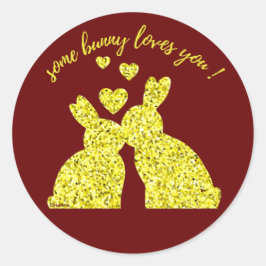 ADESIVO ALGUNS BUNNY TE AMA