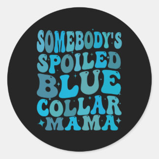 Adesivo Algures Malditos Colarinho Azul Mãe Groovy Mãe Mot