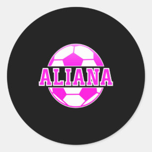 Adesivo Aliana Nome Meninas Futebol Jogue Futebol Fã de Es