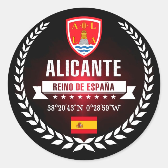 Adesivo Alicante (Frente)