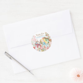 Adesivo Alice Adventures em Woderland Birthday Tea Party