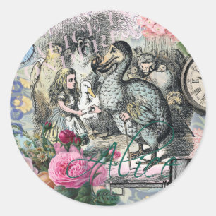 Adesivo Alice Classic Wonderland Dodo Arte Tenniel