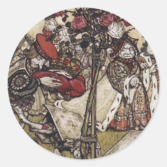 Adesivo Alice e País das Maravilhas - Arthur Rackham (Frente)