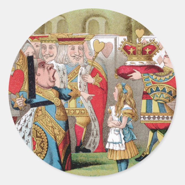 ADESIVO ALICE ENCONTRA A RAINHA DOS CORAÇÕES (Frente)