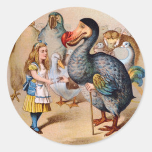 ADESIVO ALICE ENCONTRA O PÁSSARO DO DODO