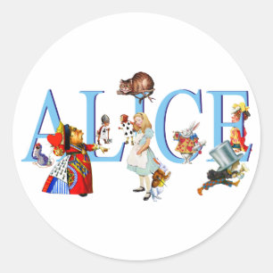 ADESIVO ALICE IN WONDERLAND & AMIGOS