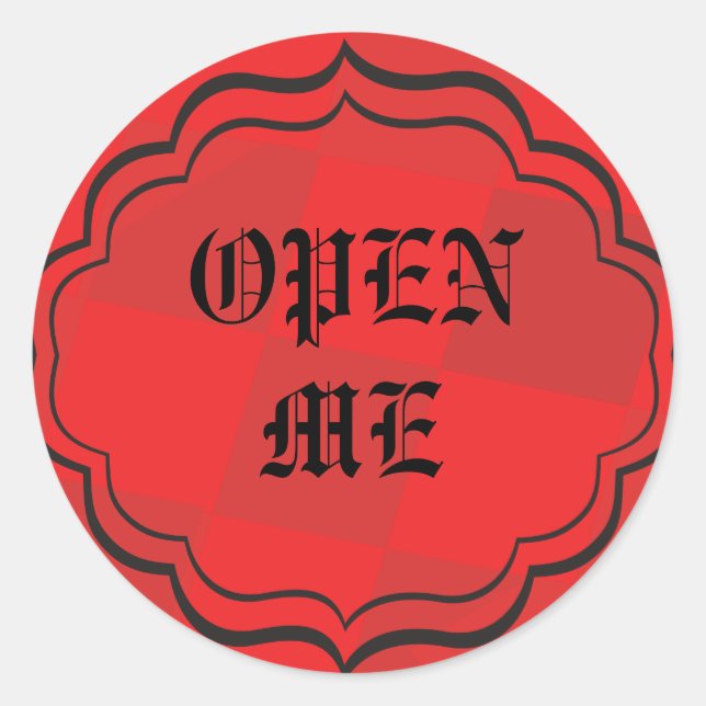 Adesivo ALICE IN WONDERLAND Round Sticker Seal (Frente)