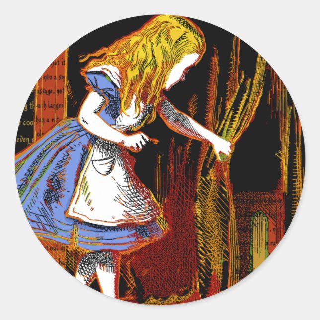 Adesivo Alice no País das Maravilhas (Frente)