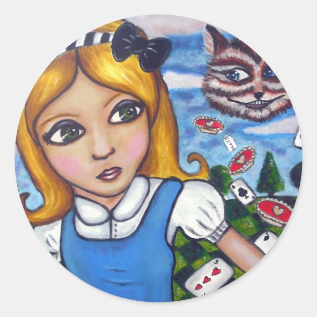 Adesivo Alice no País das Maravilhas (Frente)