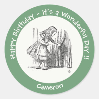 Adesivo Alice no País das Maravilhas, Aniversário ou Outro