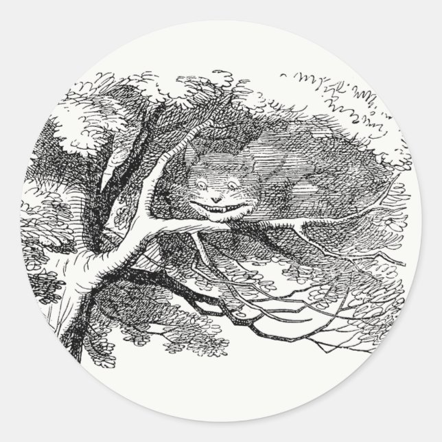 Adesivo Alice no País das Maravilhas - Cheshire Cat Fading (Frente)