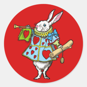 Adesivo Alice no País das Maravilhas ~ Coelho Sticker Ver