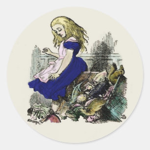 Adesivo Alice no País das Maravilhas ~ Coelho Sticker Verm