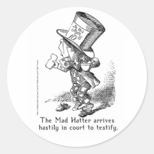 Adesivo Alice no País das Maravilhas de Arte em 2 Tamanhos