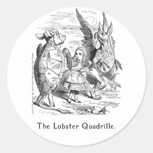 Adesivo Alice no País das Maravilhas de Arte em 2 Tamanhos