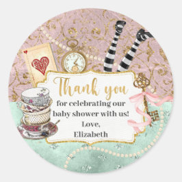 Adesivo Alice no País das Maravilhas Obrigado Clássico