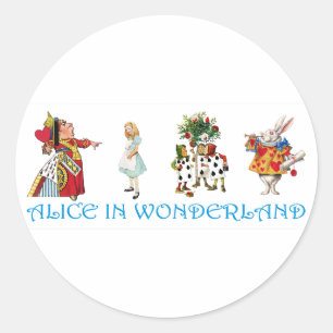 ADESIVO ALICE NO PAÍS DE AS MARAVILHAS