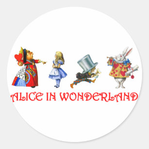 ADESIVO ALICE NO PAÍS DE AS MARAVILHAS