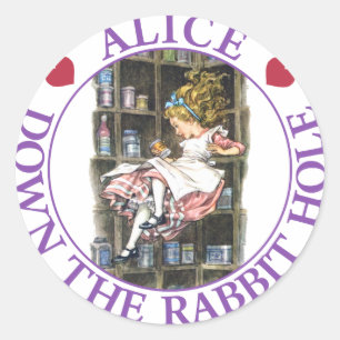 ADESIVO ALICE PARA BAIXO DO COELHO