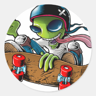 Adesivo alien radio "sticker logo"