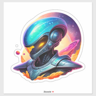 Adesivo Alienígena de espaço