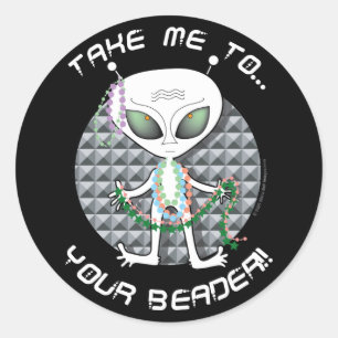 Adesivo Alienígena do grânulo