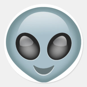 Adesivo Alienígena Emoji do Extraterrestrial