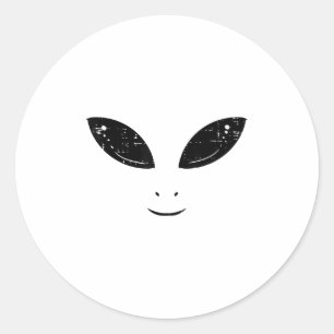 Adesivo Alienígena Enfrentada Fodora Engraçada Ufo Space B