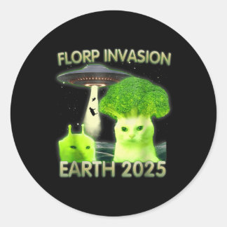 Adesivo Alienígena Engraçada Meme Florp Invasão Terra 2025