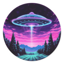 Alienígena Espacial Retrofuturista