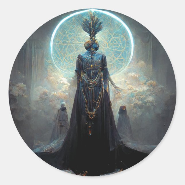 Adesivo Alienígena Fae 3 Fantasy Sci-Fi (Frente)