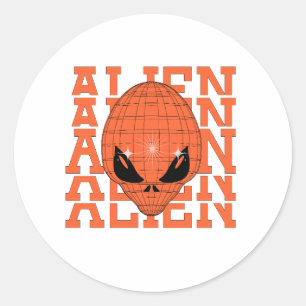 ADESIVO ALIENÍGENA LARANJA