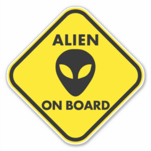 ADESIVO ALIENÍGENA NO DO CONSELHO DO VINCULADOR DE DECAL