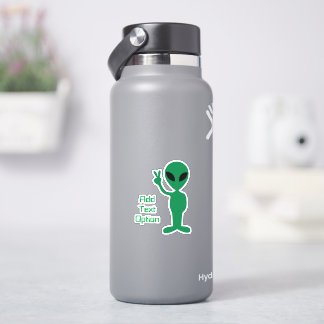 Adesivo Alienígena - Olá Humano