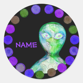 Adesivo Alienígena personalizada