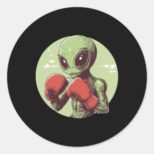 Adesivo Alienígena Pronta Para Lutar Em Luvas