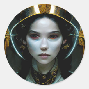 Adesivo Alienígena Rapariga 2 Ficção científica