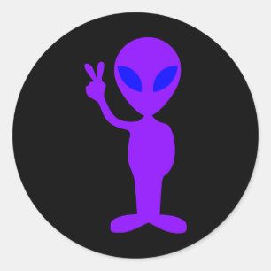 Adesivo Alienígena roxa