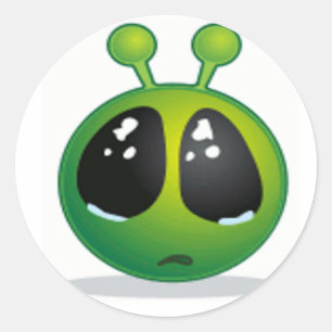 Adesivo Alienígena triste