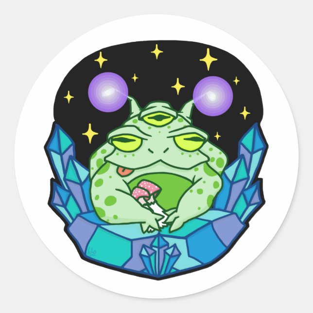 Adesivo Alienígena verde (Frente)
