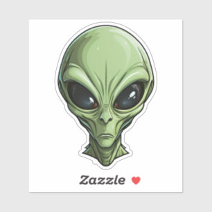 Adesivo Alienígena Verde