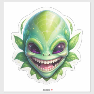 Adesivo Alienígena Verde